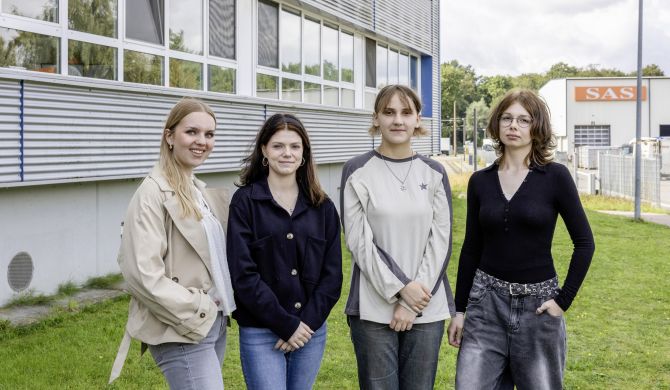 In diesem Jahr haben ausschließlich weibliche Azubis ihre Lehre bei der SAS begonnen.