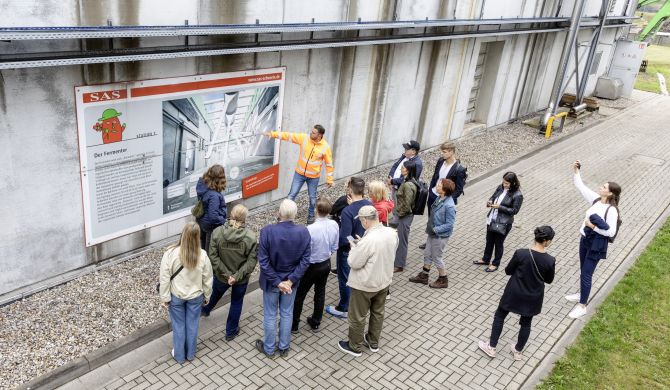 Die Bioabfallverwertungsanlage (BAVA) der SAS ist gefragt, Foto: maxpress/srk