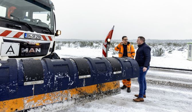 Der Winterdienst der SAS Schwerin hat einen guten Job gemacht